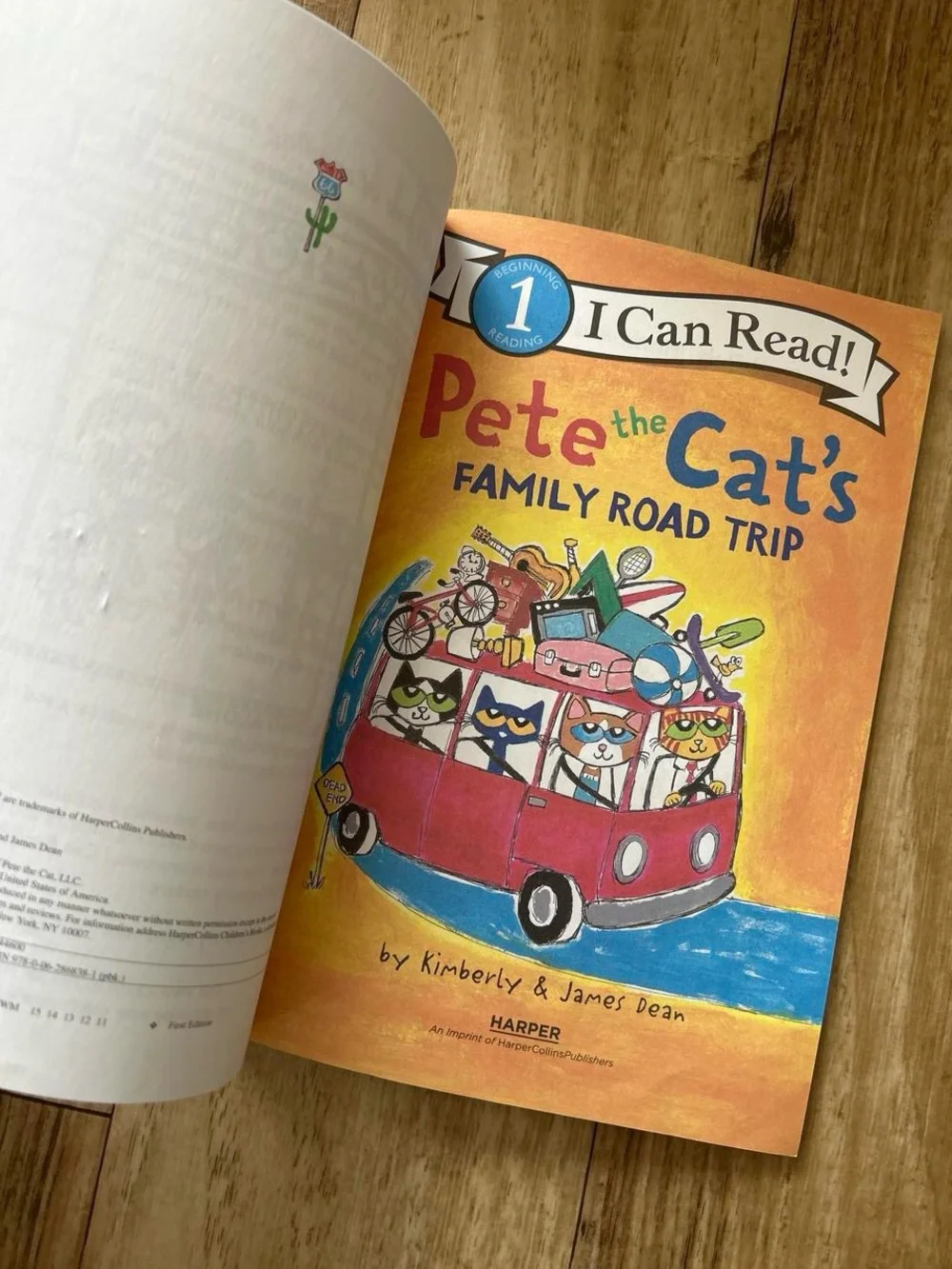 📚 Pete the Cat's Family Road Trip, softcover book